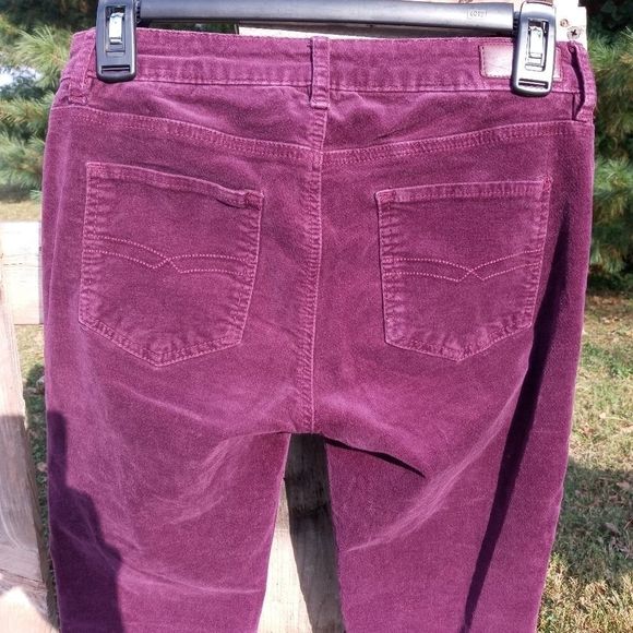 Buffalo David Bitton stretch skinny Jilian Ombre lowrise purple fade women's W28 - Picture 8 of 16